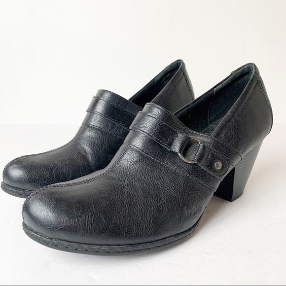 B.O.C. Black Ankle Booties SZ 10 - Picture 1 of 6